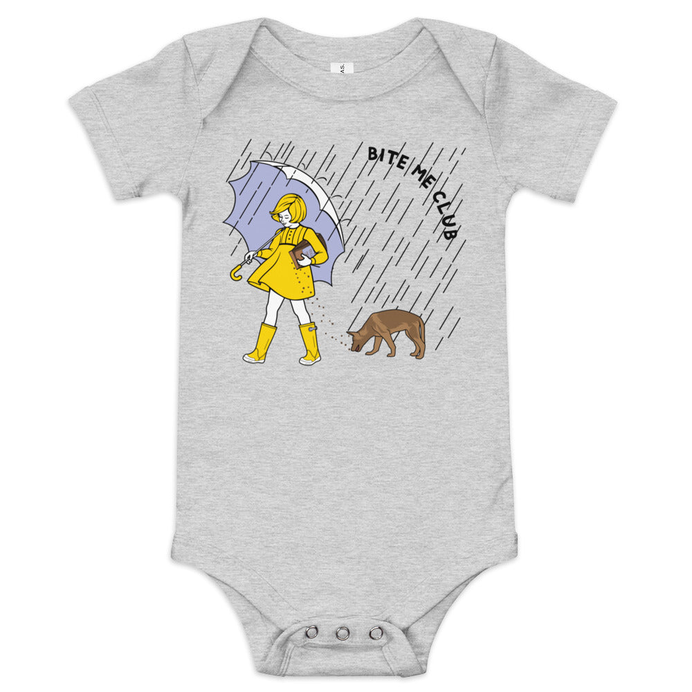 Salty Tracker Baby short sleeve onesie