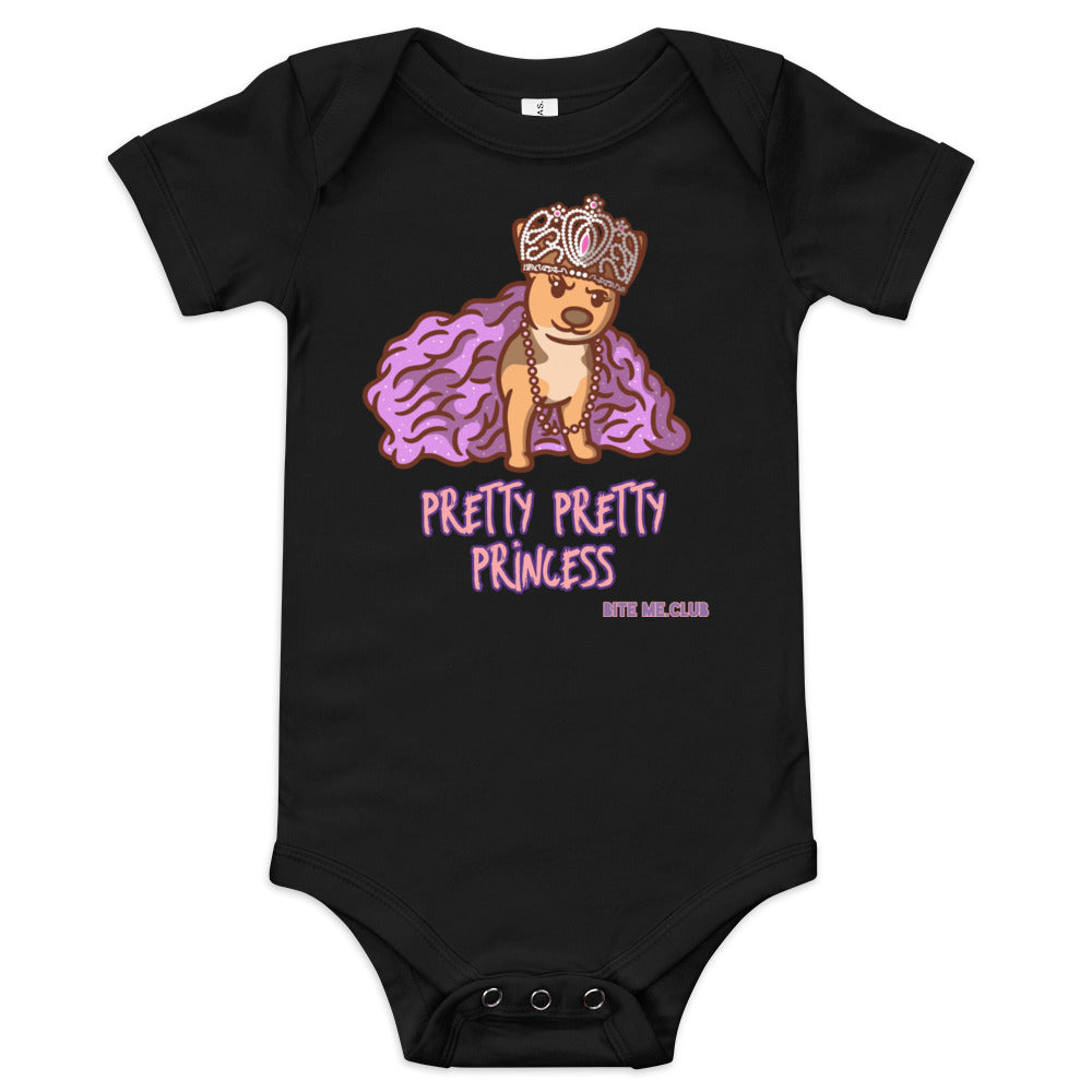 Pretty Pretty Princess Baby Short Sleeve Onesie